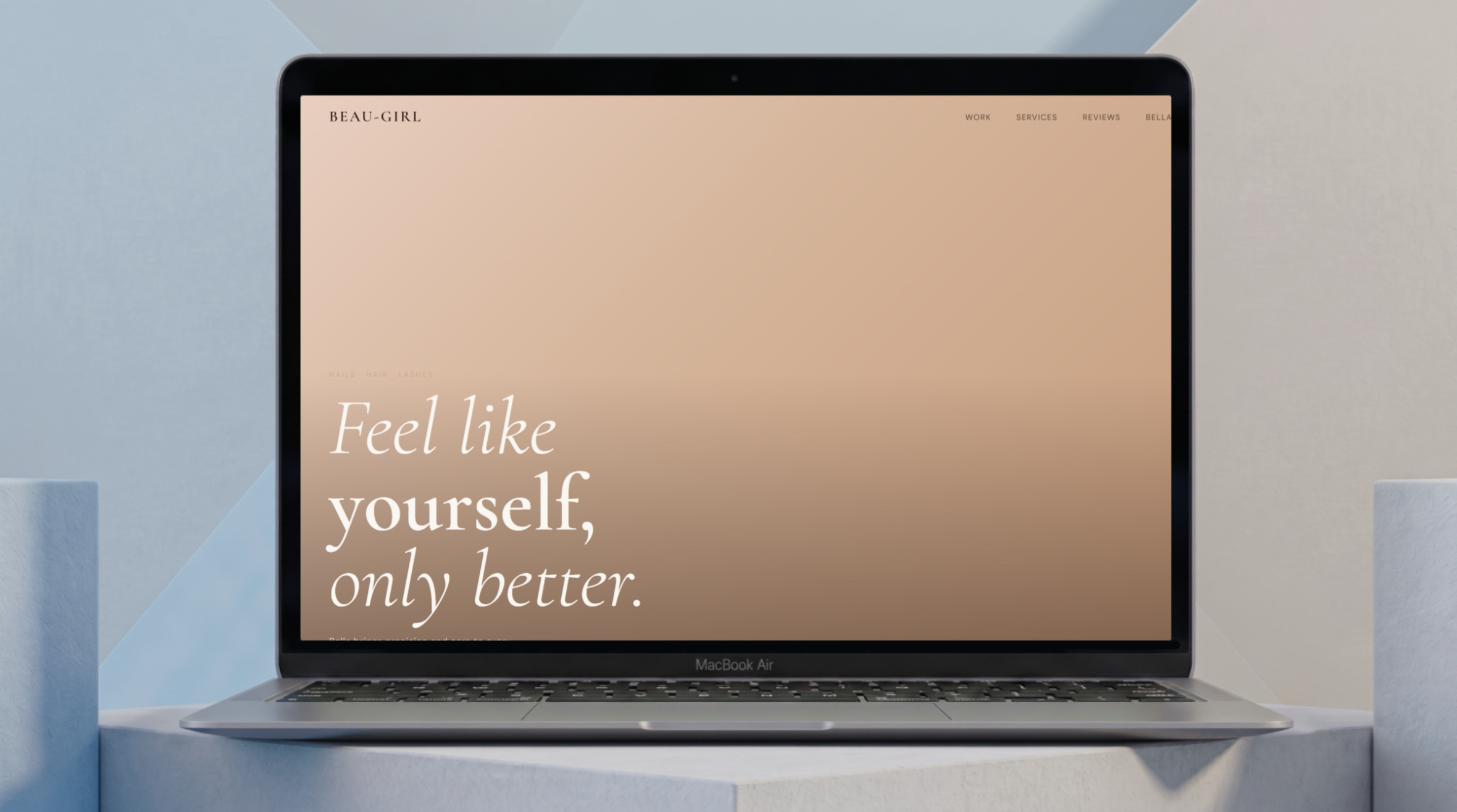 BEAU-GIRL beauty studio website preview
