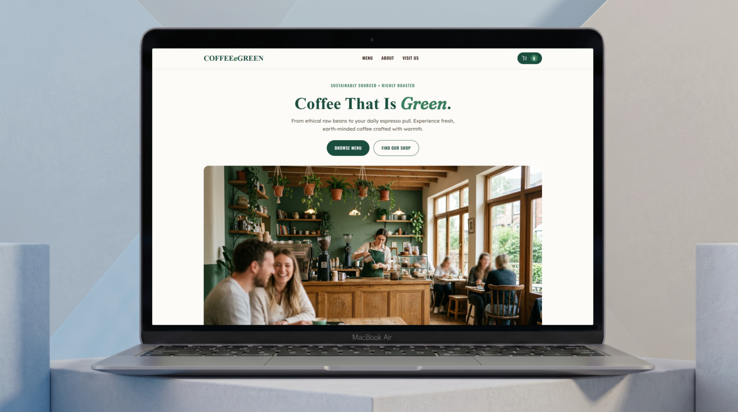 COFFEEeGREEN website preview